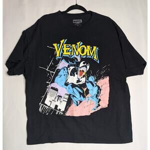 MARVEL Venom graphic Black T-shirt size XXL